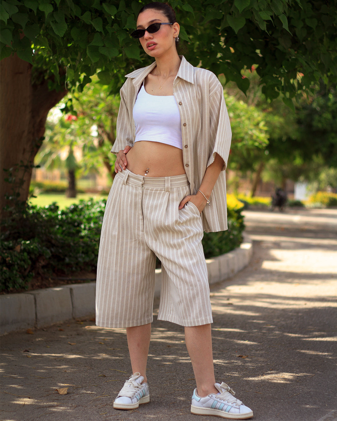 Sahara Stripe Linen Shirt