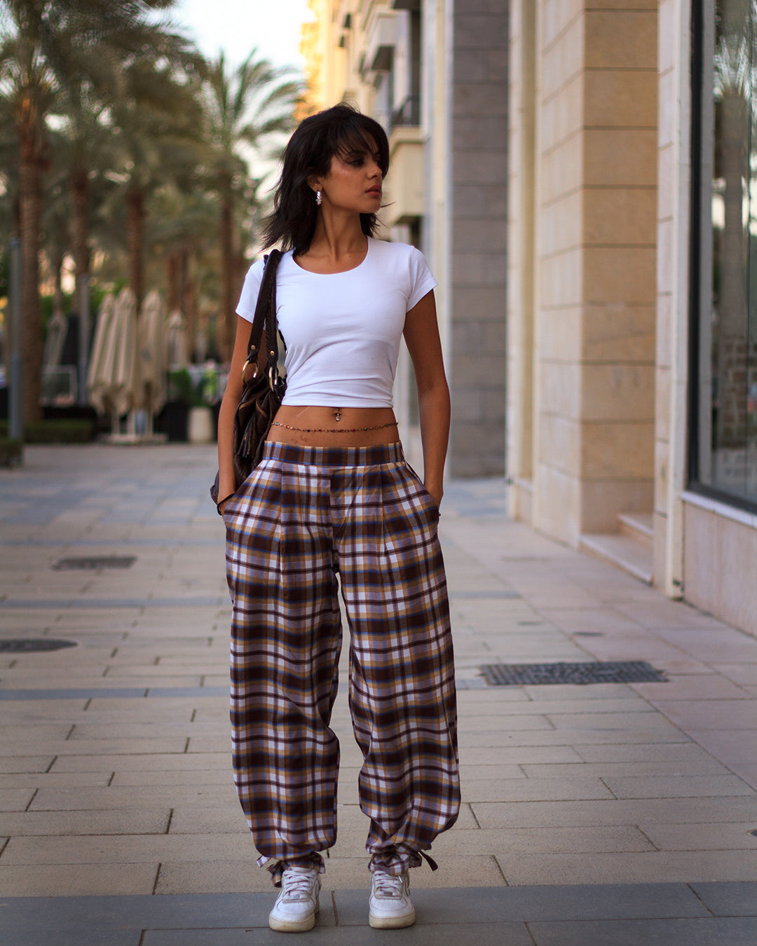Rahma Plaid Pants