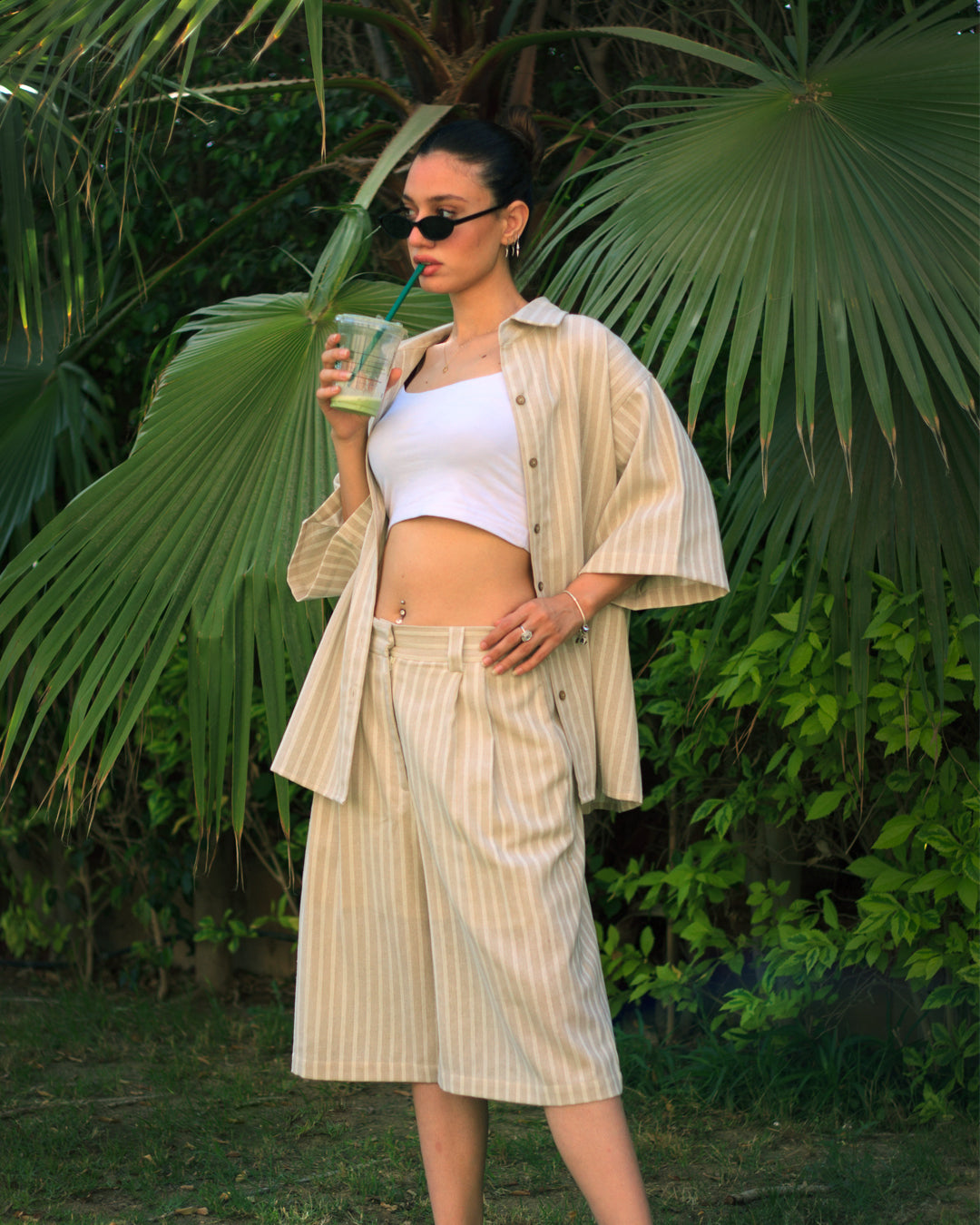 Sahara Stripe Linen Shirt