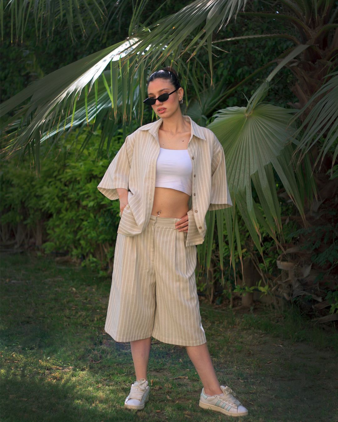 Sahara Stripe Linen Shirt