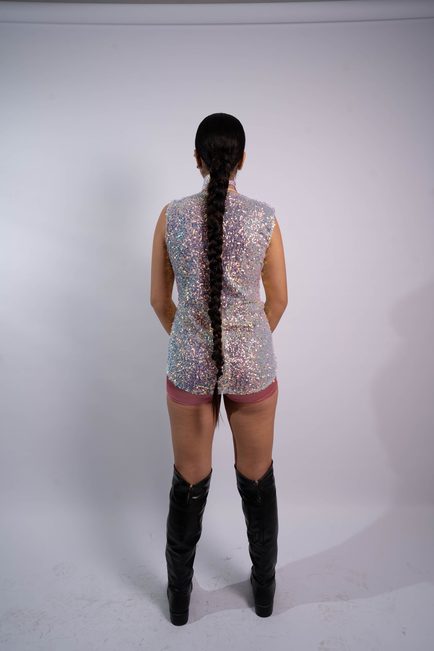 Silverish Pink Paro Jacket