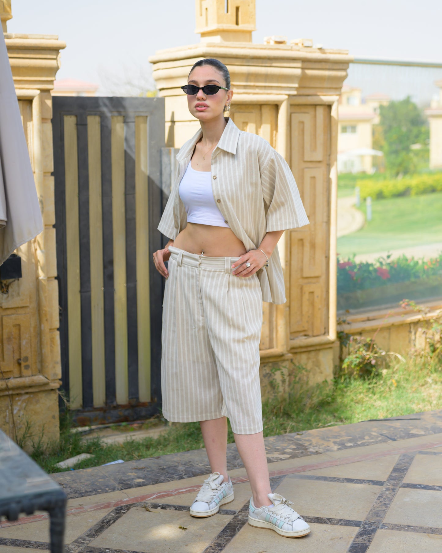 Sahara Stripe Linen Shirt