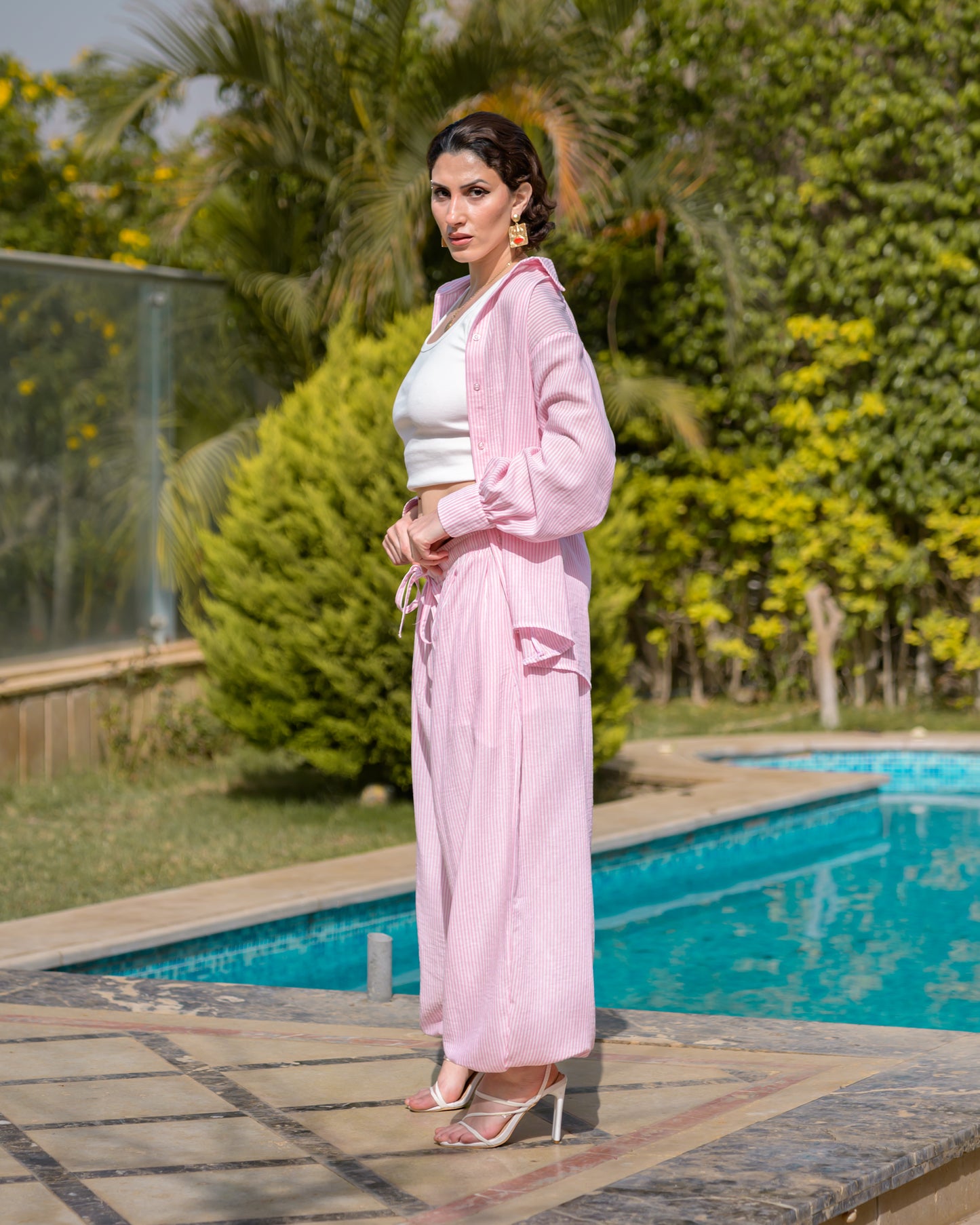 Blush Stripe Relaxed Shirt