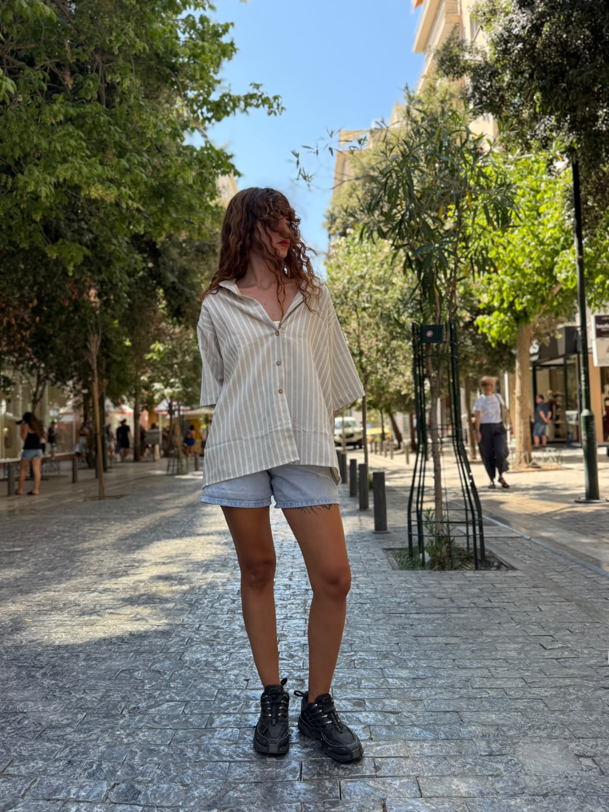 Sahara Stripe Linen Shirt