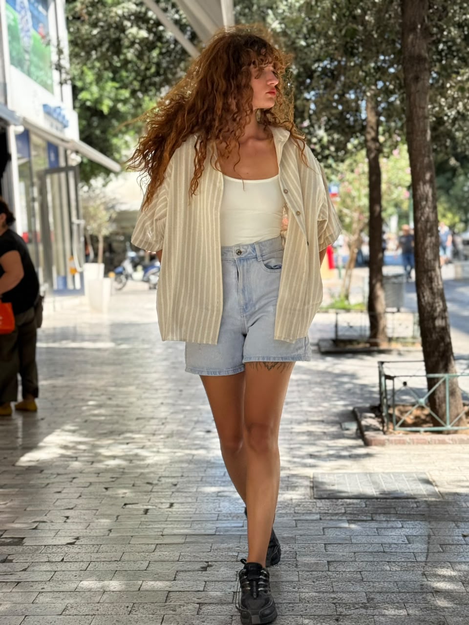 Sahara Stripe Linen Shirt