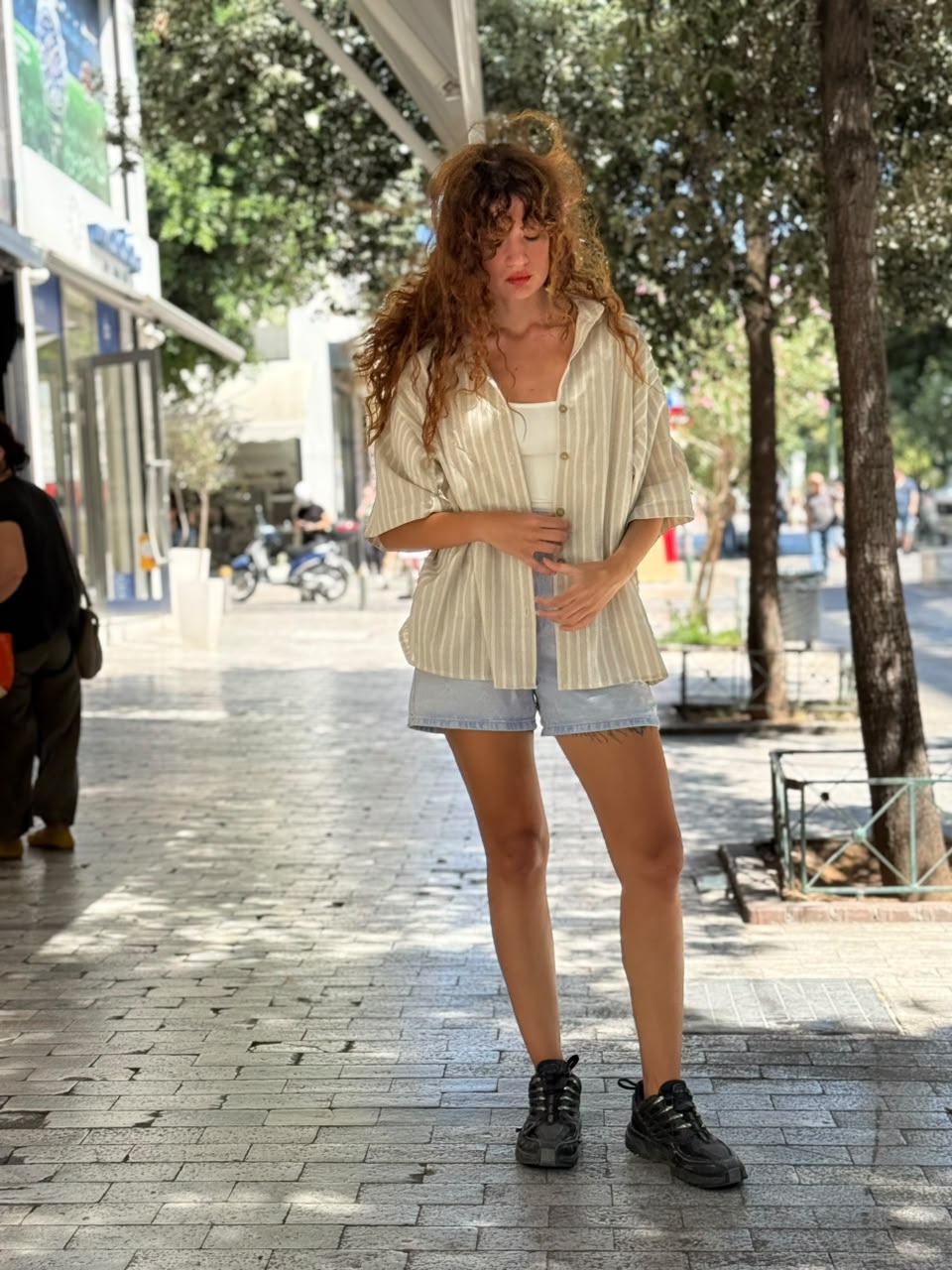 Sahara Stripe Linen Shirt