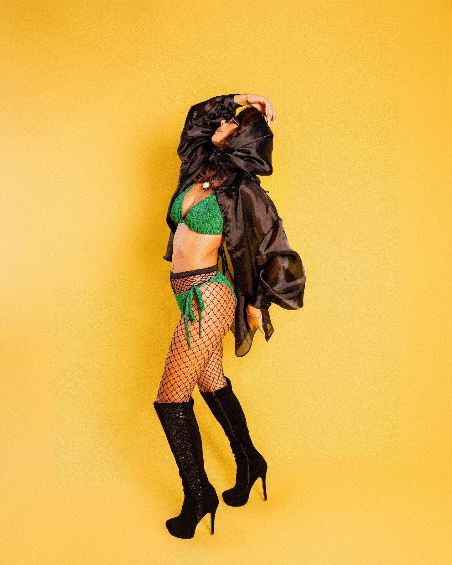 Jade Shimmer Bikini Set