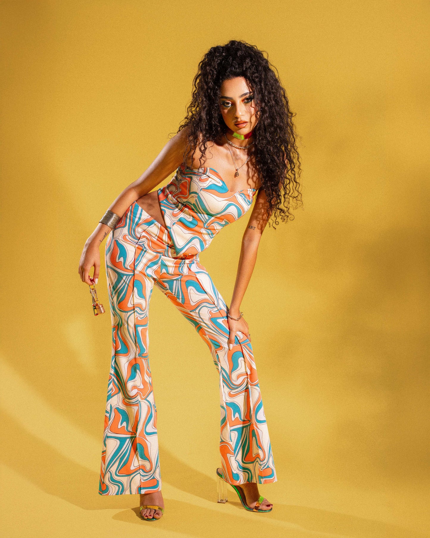 Groove Wave Flare Pants